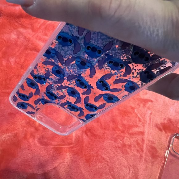 stitch iphone 13 pro max glitterfall case - Picture 2 of 2